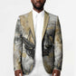 Osiris Egyptian Blazer God of Afterlife Feather Scale Judgment Eye of Horus