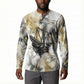 Osiris Egyptian Button Sweatshirt God of Afterlife Feather Scale Judgment Eye of Horus