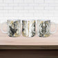 Osiris Egyptian Ceramic Mug God of Afterlife Feather Scale Judgment Eye of Horus