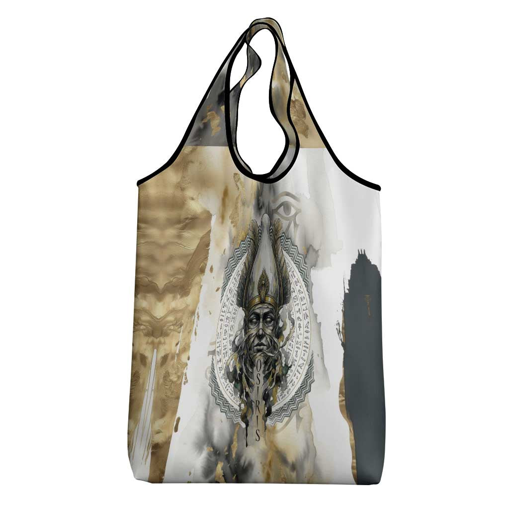 Osiris Egyptian Grocery Bag God of Afterlife Feather Scale Judgment Eye of Horus