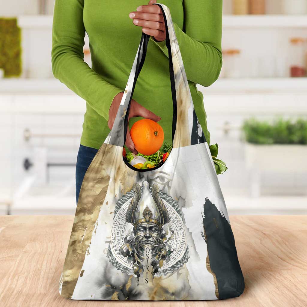 Osiris Egyptian Grocery Bag God of Afterlife Feather Scale Judgment Eye of Horus