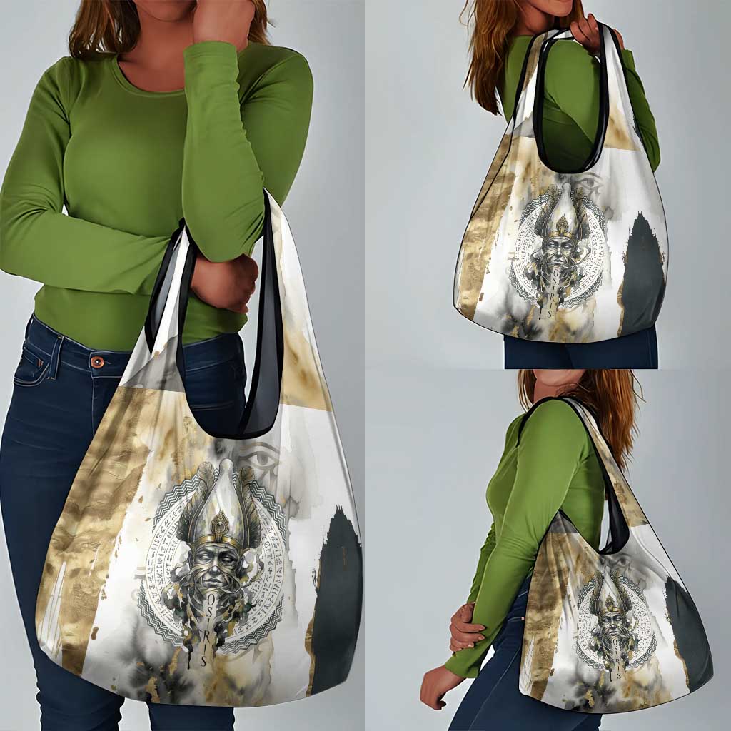 Osiris Egyptian Grocery Bag God of Afterlife Feather Scale Judgment Eye of Horus
