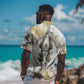 Osiris Egyptian Hawaiian Shirt God of Afterlife Feather Scale Judgment Eye of Horus