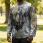 Osiris Egyptian Hockey Jersey God of Afterlife Feather Scale Judgment Eye of Horus