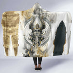 Osiris Egyptian Hooded Blanket God of Afterlife Feather Scale Judgment Eye of Horus
