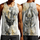 Osiris Egyptian Men Tank Top God of Afterlife Feather Scale Judgment Eye of Horus