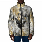 Osiris Egyptian Padded Jacket God of Afterlife Feather Scale Judgment Eye of Horus
