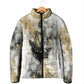 Osiris Egyptian Padded Jacket God of Afterlife Feather Scale Judgment Eye of Horus