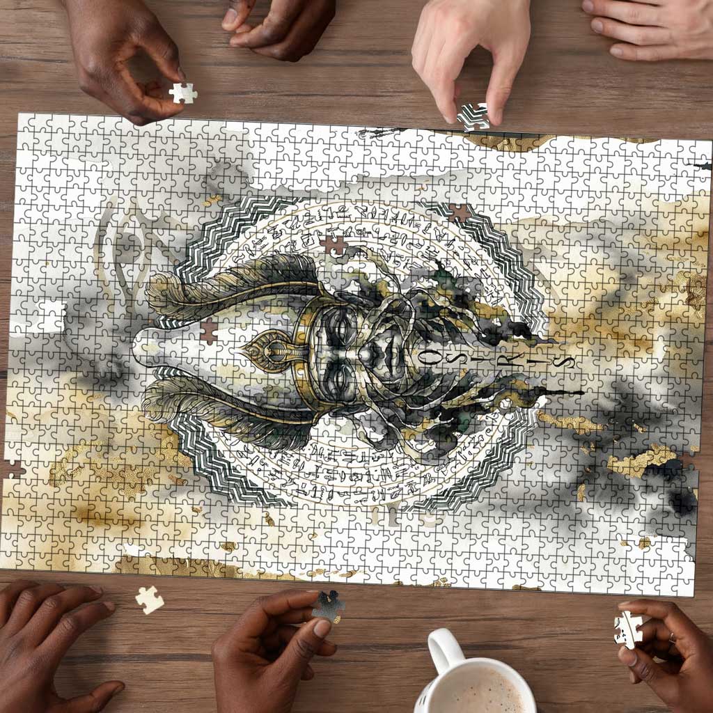 Osiris Egyptian Puzzle God of Afterlife Feather Scale Judgment Eye of Horus