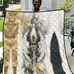 Osiris Egyptian Quilt God of Afterlife Feather Scale Judgment Eye of Horus