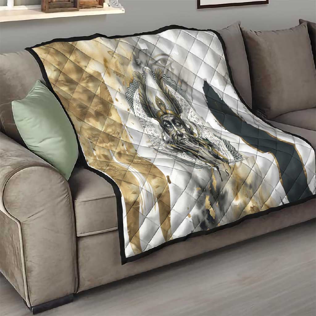 Osiris Egyptian Quilt God of Afterlife Feather Scale Judgment Eye of Horus