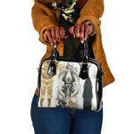 Osiris Egyptian Shoulder Handbag God of Afterlife Feather Scale Judgment Eye of Horus