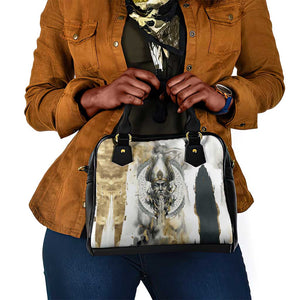 Osiris Egyptian Shoulder Handbag God of Afterlife Feather Scale Judgment Eye of Horus
