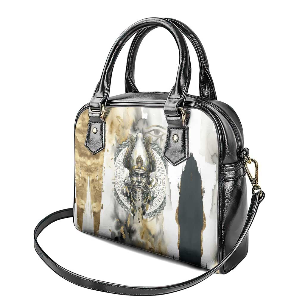 Osiris Egyptian Shoulder Handbag God of Afterlife Feather Scale Judgment Eye of Horus