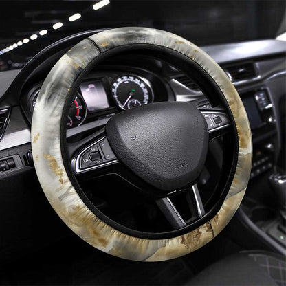 Osiris Egyptian Steering Wheel Cover God of Afterlife Feather Scale Judgment Eye of Horus