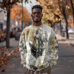 Osiris Egyptian Sweatshirt God of Afterlife Feather Scale Judgment Eye of Horus