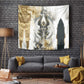 Osiris Egyptian Tapestry God of Afterlife Feather Scale Judgment Eye of Horus
