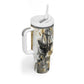 Osiris Egyptian Tumbler With Handle God of Afterlife Feather Scale Judgment Eye of Horus