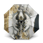 Osiris Egyptian Umbrella God of Afterlife Feather Scale Judgment Eye of Horus