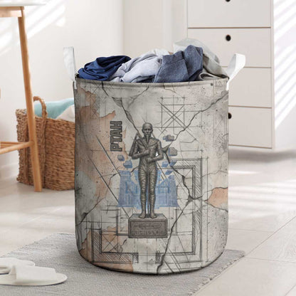 Ptah Egyptian Laundry Basket God of Crafts Architecture Tools Fashioner of the Earth