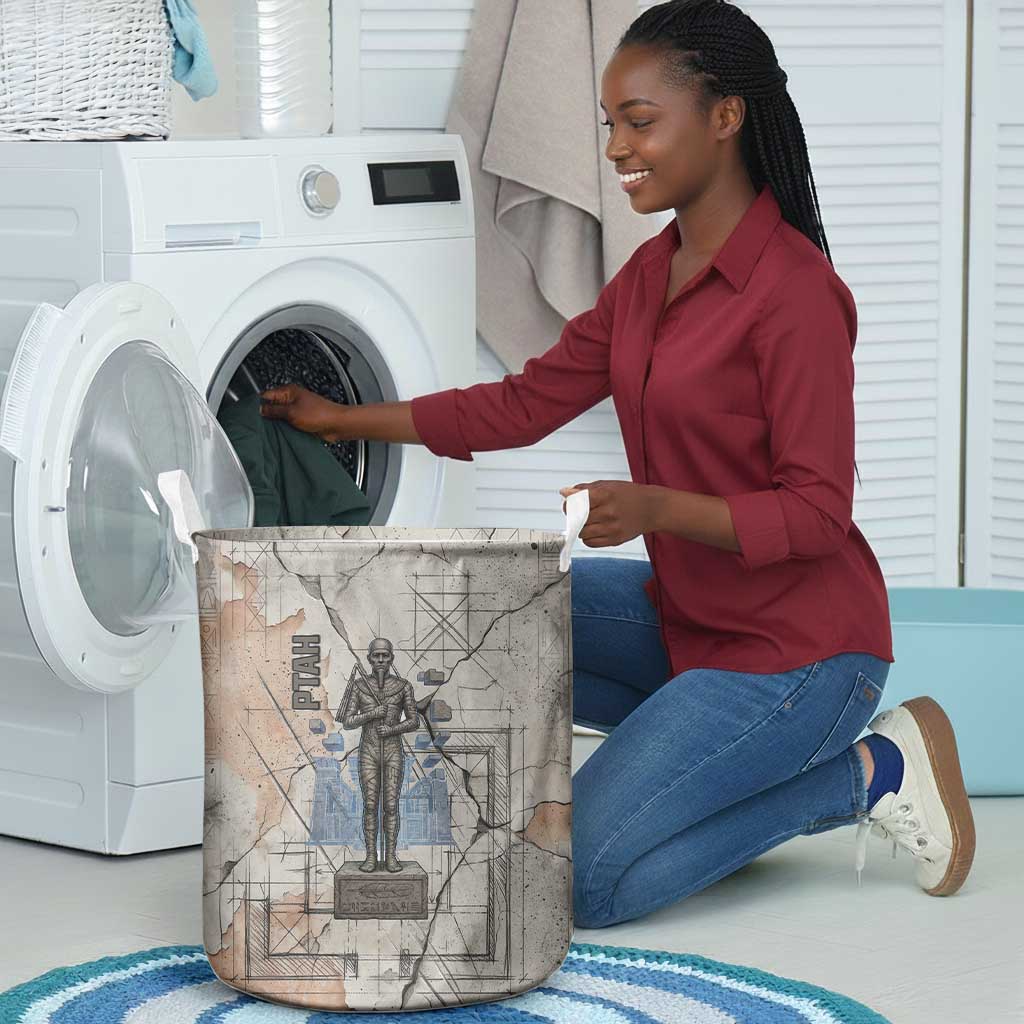 Ptah Egyptian Laundry Basket God of Crafts Architecture Tools Fashioner of the Earth