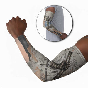 Ptah Egyptian Arm Sleeves God of Crafts Architecture Tools Fashioner of the Earth