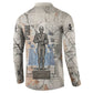 Ptah Egyptian Button Sweatshirt God of Crafts Architecture Tools Fashioner of the Earth