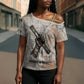 Ptah Egyptian Cross Shoulder Shirt God of Crafts Architecture Tools Fashioner of the Earth