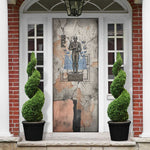 Ptah Egyptian Door Cover God of Crafts Architecture Tools Fashioner of the Earth