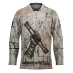 Ptah Egyptian Hockey Jersey God of Crafts Architecture Tools Fashioner of the Earth