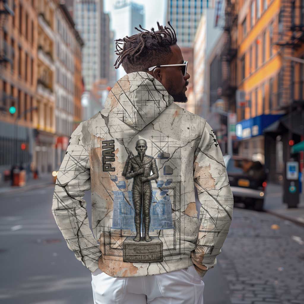 Ptah Egyptian Hoodie God of Crafts Architecture Tools Fashioner of the Earth