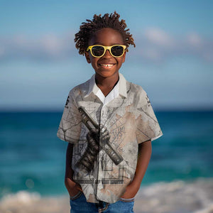 Ptah Egyptian Kid Hawaiian Shirt God of Crafts Architecture Tools Fashioner of the Earth