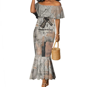 Ptah Egyptian Mermaid Dress God of Crafts Architecture Tools Fashioner of the Earth
