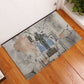 Ptah Egyptian Rubber Doormat God of Crafts Architecture Tools Fashioner of the Earth