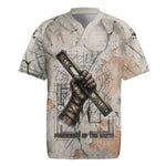 Ptah Egyptian Rugby Jersey God of Crafts Architecture Tools Fashioner of the Earth