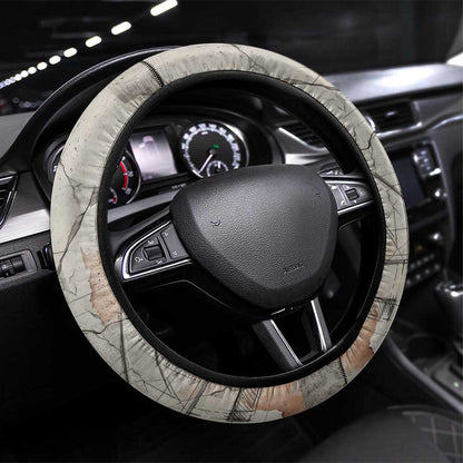 Ptah Egyptian Steering Wheel Cover God of Crafts Architecture Tools Fashioner of the Earth