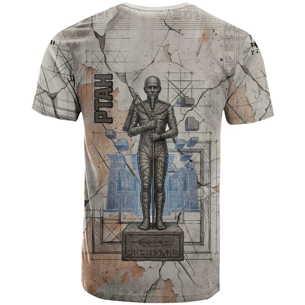 Ptah Egyptian T shirt God of Crafts Architecture Tools Fashioner of the Earth