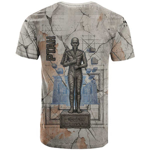 Ptah Egyptian T shirt God of Crafts Architecture Tools Fashioner of the Earth