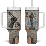 Ptah Egyptian Tumbler With Handle God of Crafts Architecture Tools Fashioner of the Earth
