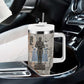 Ptah Egyptian Tumbler With Handle God of Crafts Architecture Tools Fashioner of the Earth