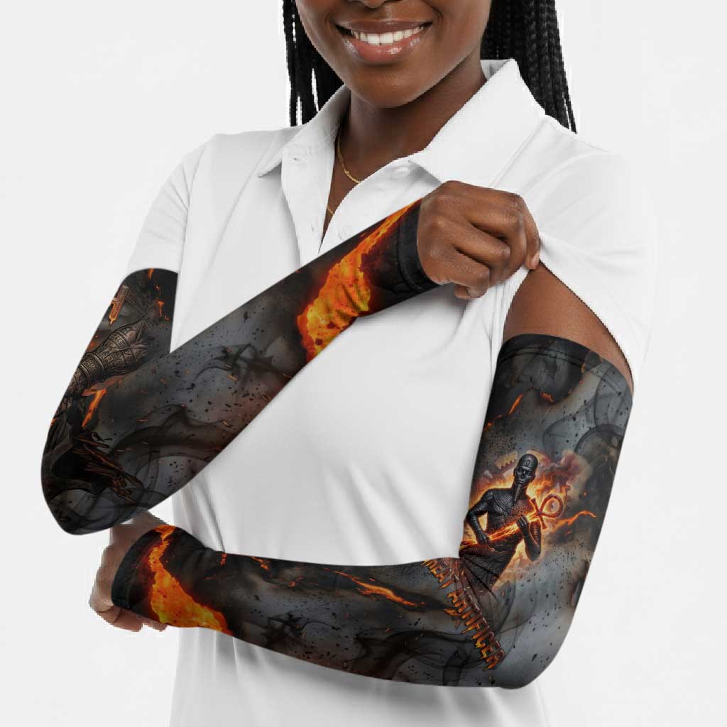 Ptah Egyptian Arm Sleeves God of Creation Great Artificer Hammer - Anvil Fire Forged