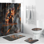Ptah Egyptian Bathroom Set God of Creation Great Artificer Hammer - Anvil Fire Forged