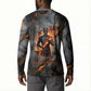 Ptah Egyptian Button Sweatshirt God of Creation Great Artificer Hammer - Anvil Fire Forged