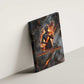 Ptah Egyptian Canvas Wall Art God of Creation Great Artificer Hammer - Anvil Fire Forged