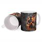 Ptah Egyptian Ceramic Mug God of Creation Great Artificer Hammer - Anvil Fire Forged