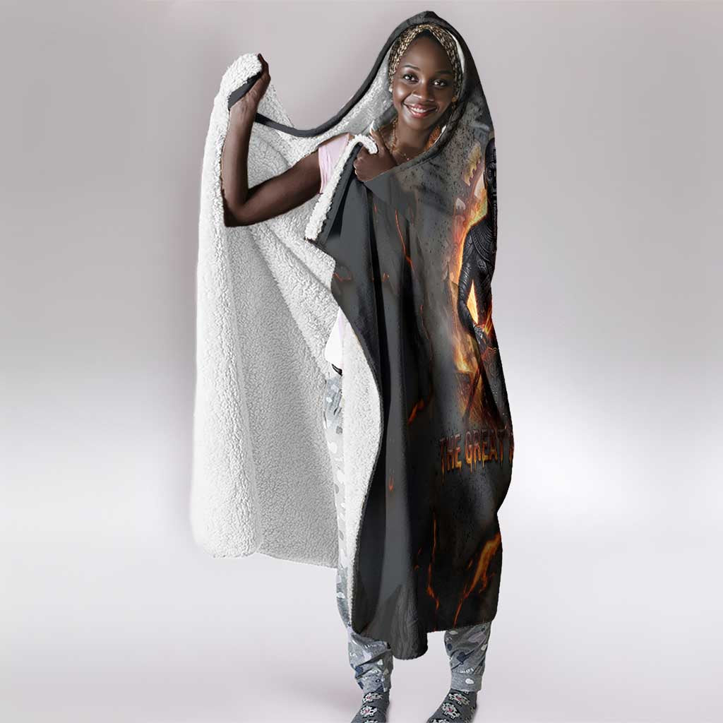 Ptah Egyptian Hooded Blanket God of Creation Great Artificer Hammer - Anvil Fire Forged