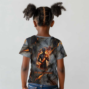 Ptah Egyptian Kid T shirt God of Creation Great Artificer Hammer - Anvil Fire Forged