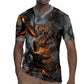 Ptah Egyptian Rugby Jersey God of Creation Great Artificer Hammer - Anvil Fire Forged