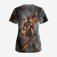 Ptah Egyptian Scrub Top God of Creation Great Artificer Hammer - Anvil Fire Forged