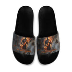 Ptah Egyptian Slide Sandals God of Creation Great Artificer Hammer - Anvil Fire Forged